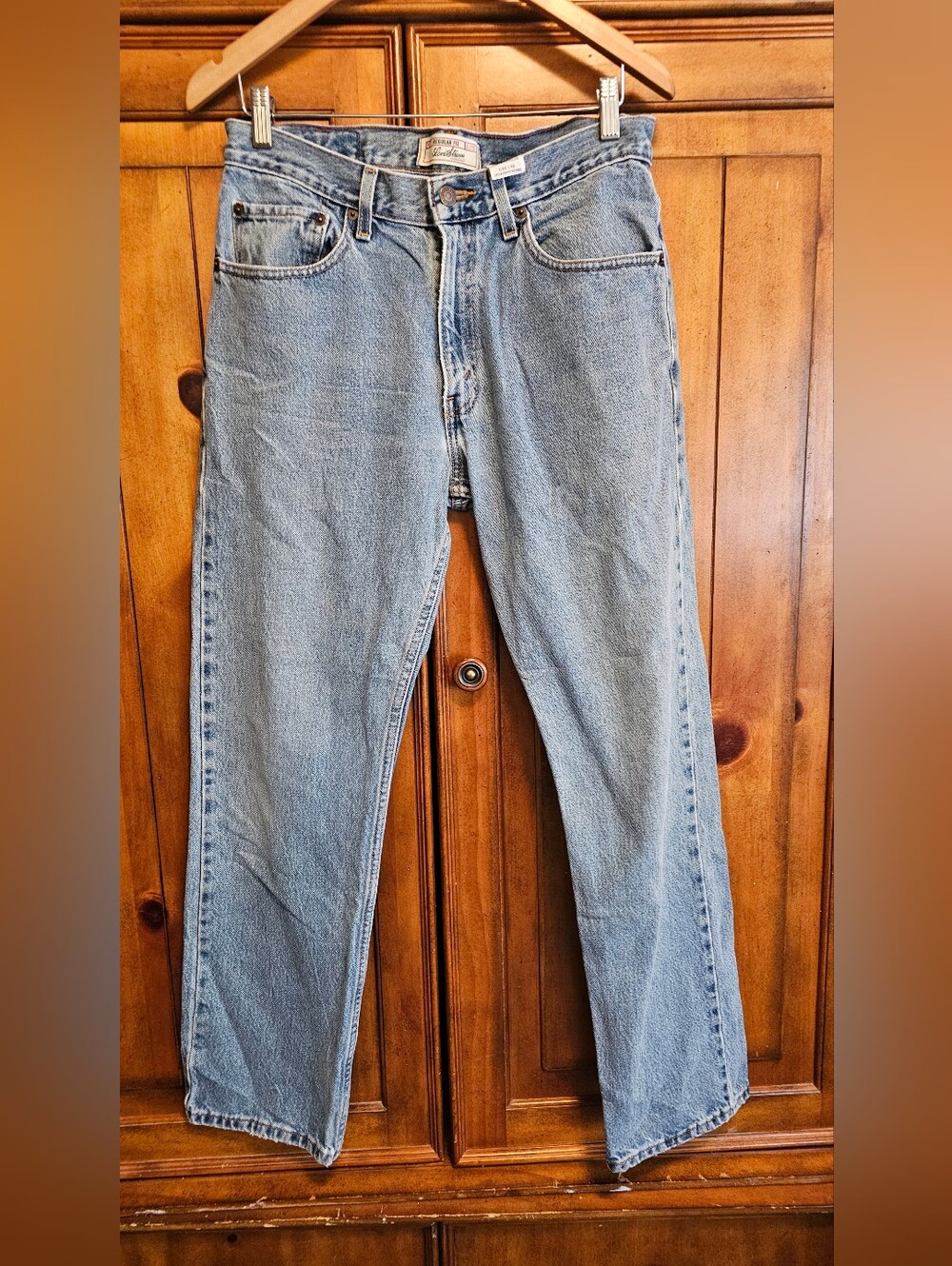 VTG Levi Strauss Signature Regular Fit Straight Leg Jeans 32x32 Light